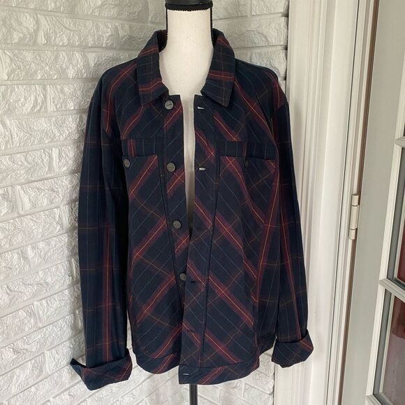 Afends Midnight Conspiracy Plaid Jacket - Picture 2 of 7